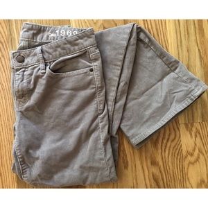 GAP Perfect Boot 26r Corduroy Pants